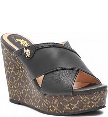 Klapki eleganckie U.S. Polo Assn. czarne Aylin003 AYLIN003W/2Y1 BLK