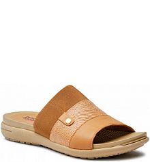 Klapki Go Soft beżowe damskie