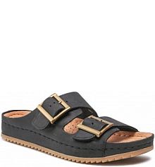 Klapki Clarks czarne damskie