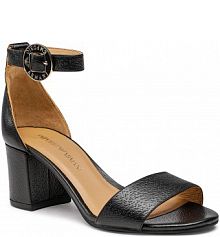 Sandały na obcasie Emporio Armani czarne X3P698 XF636 00002 Nero