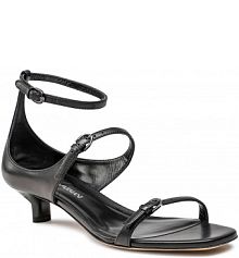 Sandały na obcasie Emporio Armani czarne X3P769 XF261 00002 Black