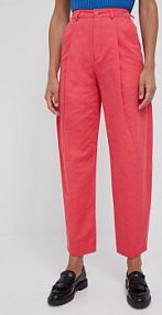 Spodnie eleganckie drykorn  różowe damskie 80709.126063.