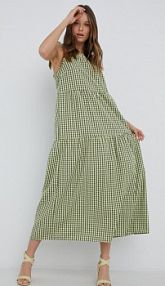Sukienka maxi Noisy May  zielona 27020652.Burn