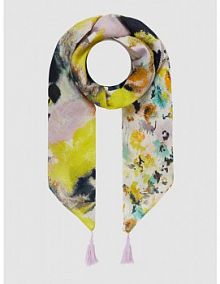 Chusta z bawełny s.Oliver RED LABEL żółta EAN 2114044