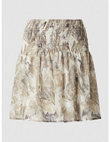 Spódnica mini ze wzorem na całej powierzchni model Kabrina moss copenhagen beżowa EAN 16840