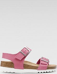 Sandały na obcasie Scholl różowe ciemny F29377 FILIPPA SANDAL MED 1026