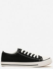 Czarno-Białe trampki Lakelet Renee damskie