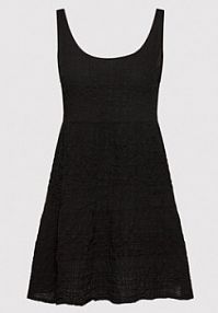 Sukienka letnia Banana Moon czarna Napuka Lightup KAQ01  Regular Fit