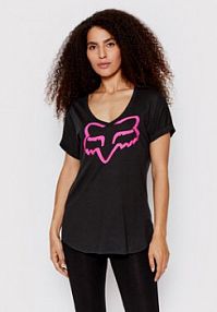 T-shirt Fox Racing czarny damski 