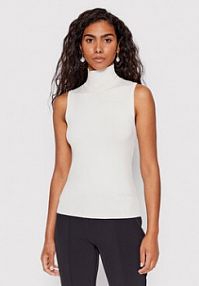 Golf Guess biały damski Zelinda W2YR32 Z2V62  Slim Fit
