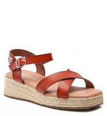 Espadryle Refresh brązowe damskie 79179