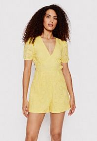 Kombinezon Glamorous żółty GC0559 Żółty Regular Fit