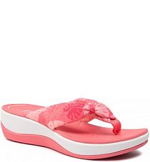 Japonki Clarks różowe damskie Arla Glison 26166700 Coral Print