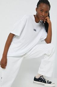 T-shirt Vans  biały damski VN0A7YUTWHT1