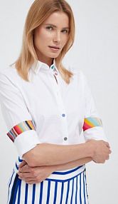 Koszula PS Paul Smith  biała damska  W2R.019B.J21
