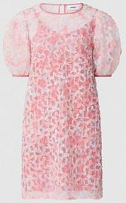 Sukienka mini z tiulu moves różowa EAN 212142539