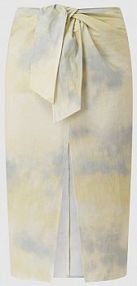 Spódnica midi z bawełny ekologicznej model Lissy EDITED żółta EAN EDT5592001