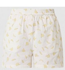 Szorty z bawełny ekologicznej model Tarah EDITED beżowe damskie EAN EDT5580001