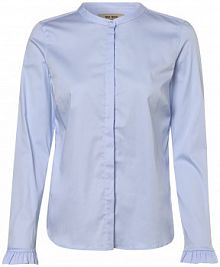 Koszula  Kobiety Bawełna niebieska jednolity XS MOS MOSH damska