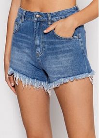 Szorty jeansowe Sisley niebieskie 