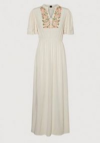 Sukienka letnia Vero Moda beżowa 