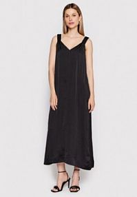 Sukienka codzienna DKNY czarna P2DBTN10  Regular Fit