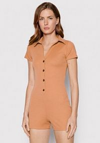 Kombinezon Glamorous brązowy AN4212  Regular Fit