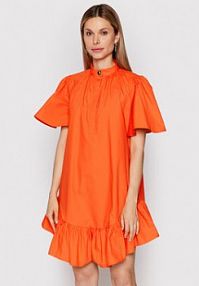 Sukienka codzienna Imperial pomarańczowa ACQ6DVJ  Relaxed Fit