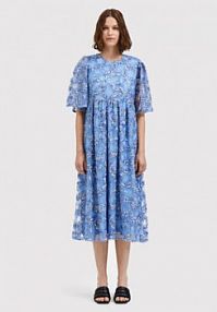 Sukienka koktajlowa Selected Femme niebieska 