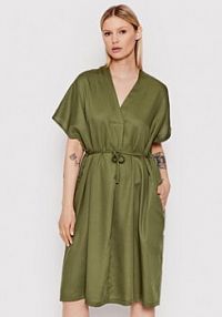 Sukienka codzienna Makia zielona Kaftan W75034  Relaxed Fit
