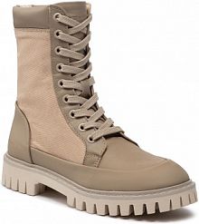 Trapery Tommy Hilfiger beżowe damskie