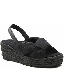 Sandały na obcasie Gant czarne