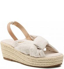 Sandały na obcasie Gant beżowe Bohowill 24569683 Dry Sand G22