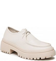 Półbuty na obcasie Jenny Fairy beżowe