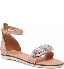 Sandały Flamingo różowe damskie