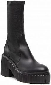 Kozaki AGL czarne damskie