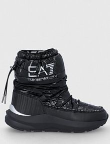Śniegowce EA7 Emporio Armani  czarne damskie X8M002.XK230.