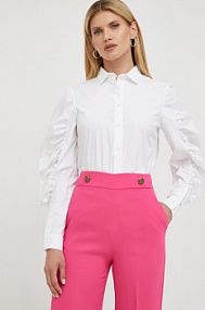 Koszula z długim rękawem Silvian Heach  biała PGA22178CA