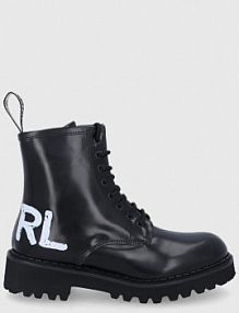 Botki Karl Lagerfeld  czarne damskie KL45450I.Blac