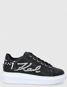 Sneakersy Karl Lagerfeld  czarne damskie KL62572.000