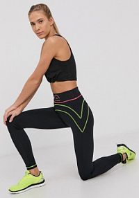 Legginsy Karl Lagerfeld  czarne damskie 215W1053