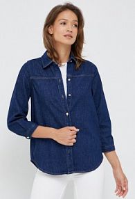 Koszula jeansowa Tommy Hilfiger  granatowa WW0WW35240.9B