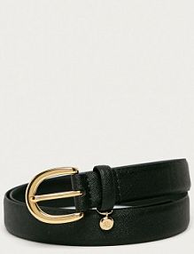 Pasek Lauren Ralph Lauren  czarny damski 412802952004