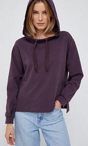 Bluza przez głowę Sisley  fioletowa 3IPRL200A.35N