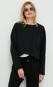 Bluza przez głowę Sisley  czarna 3IPRL102E.100