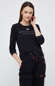 Sweter aeronautica militare  czarny damski  222TS2033DJ4