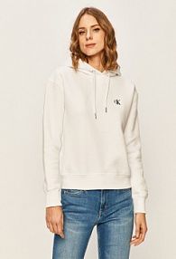 Bluza przez głowę Calvin Klein Jeans  biała J20J213178