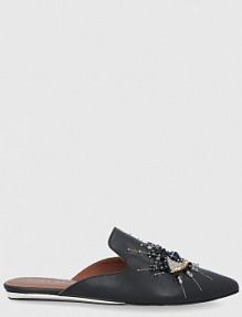 Klapki eleganckie Kurt Geiger London  czarne  OL.EYE.0