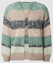 Kardigan z wełny mieszanej LUISA CERANO zielony EAN 468165 5292