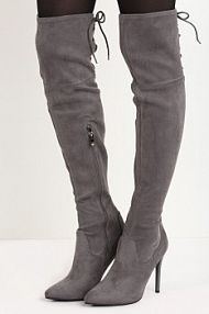 Szare kozaki Darla ballada damskie